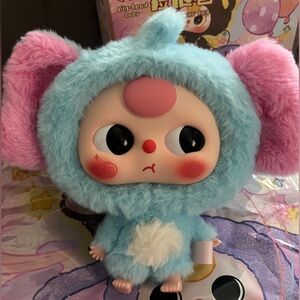 Baby Three Big Head Zipper Bag